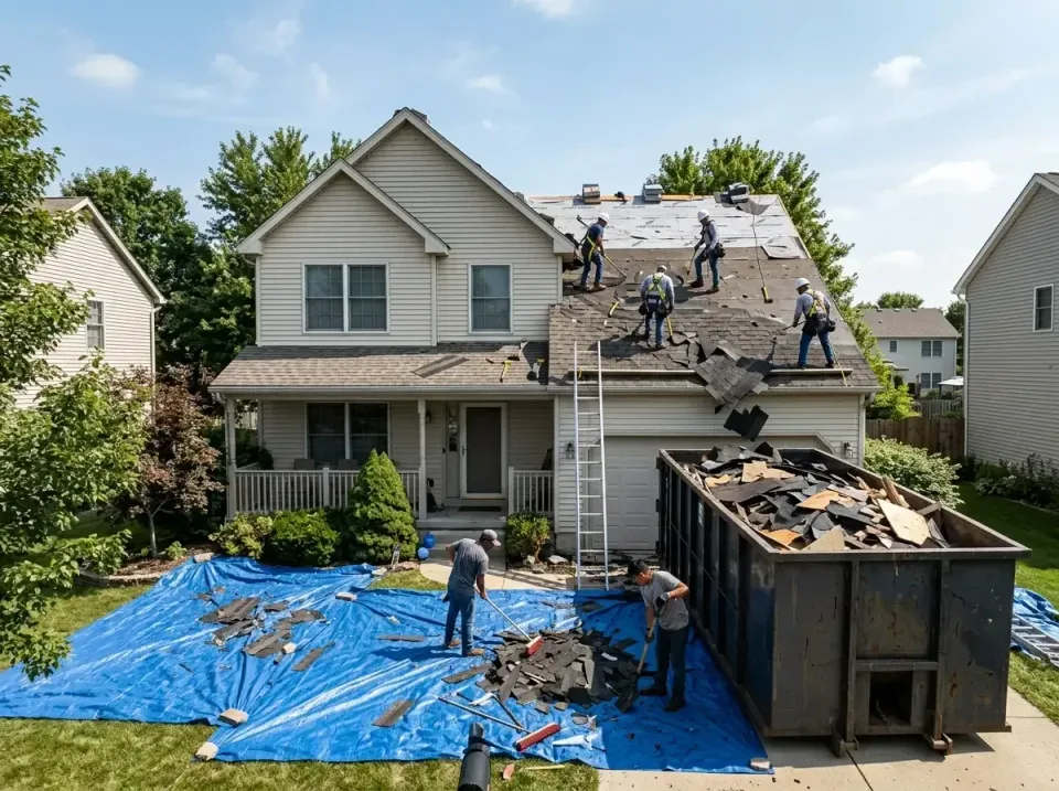 roof-replacement-debris-remova-004 — frequently asked questions, Cheapest Dumpster Rentals in Chicago, IL